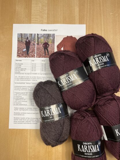 Falke Sweater garnkit inkl. opskrift - Image 4