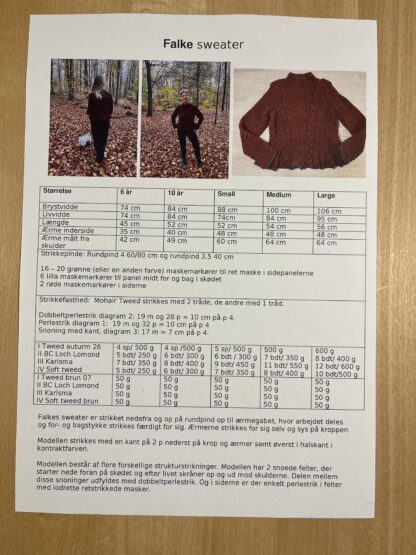 Falke Sweater garnkit inkl. opskrift - Image 7