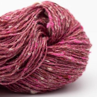 Tussah Tweed Bordeaux Creme mix 32