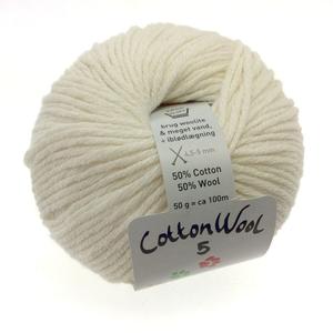 CottonWool 5 Organic 101 Hvid