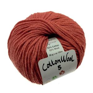 CottonWool 5 Organic 355 Støvet vinrød