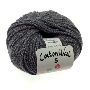 CottonWool 5 Organic 520 Antracitgrå meleret
