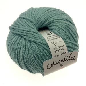 CottonWool 5 Organic 726 Lys petrolblå