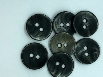 Knap buet metal mørkegrå ø 18 mm