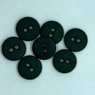 Knap mat plastik sort ø 13 mm