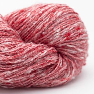 Tussah Tweed Rød Hvid mix nr. 48